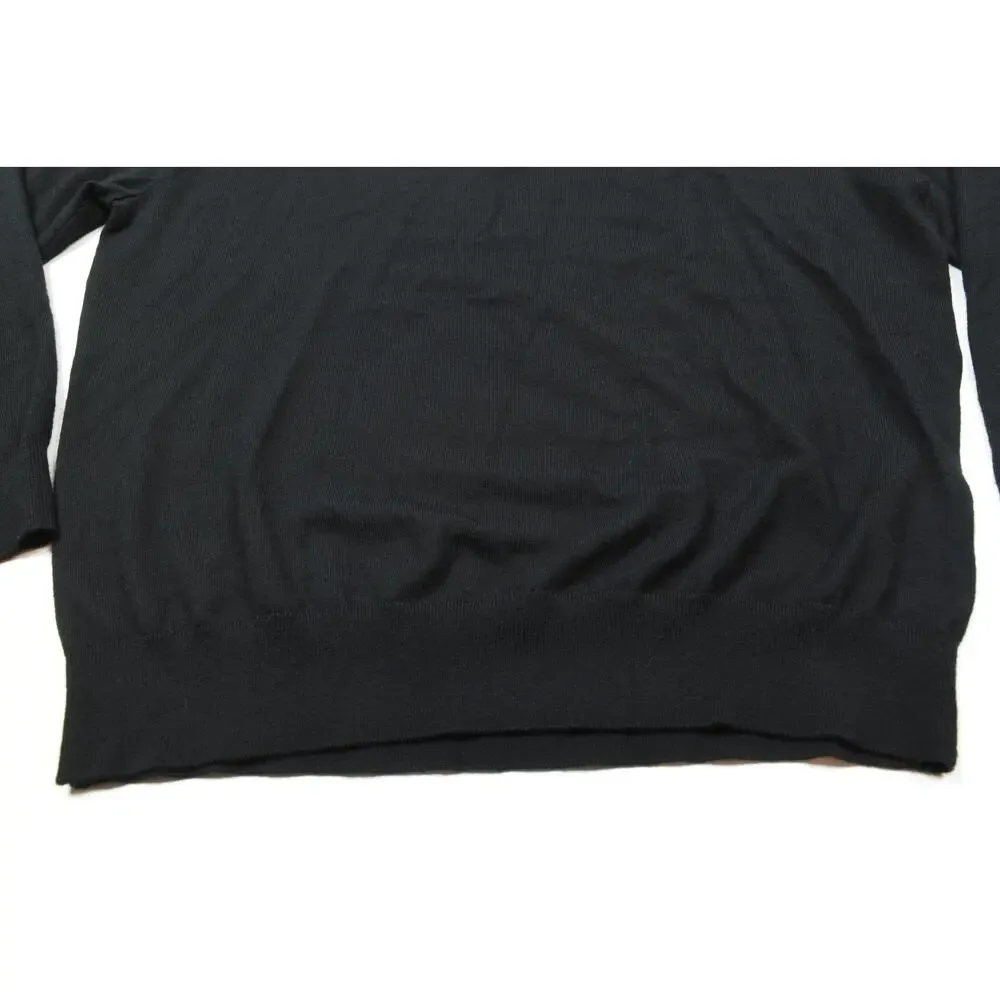 Callaway Merino Wool Thermal Sweater Mens 2XL Black Long Sleeve 1/4 Zip Golf